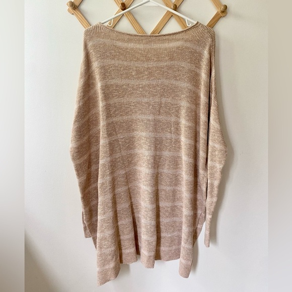 Free People Striped Tunic Sweater - Picture 2 of 4